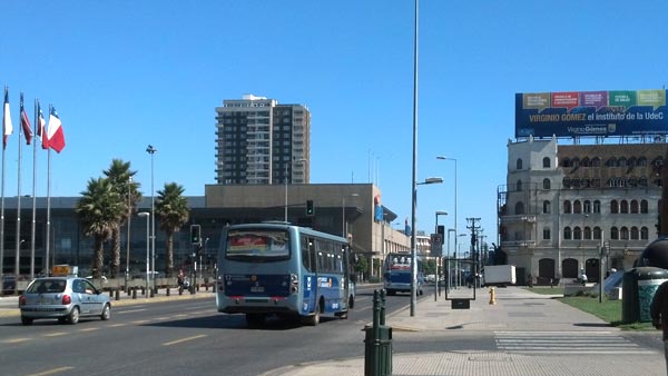 Vista de Avenida Prat en Concepción