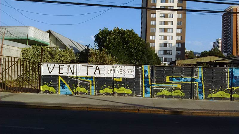Terreno en venta calle Maipú, Concepción