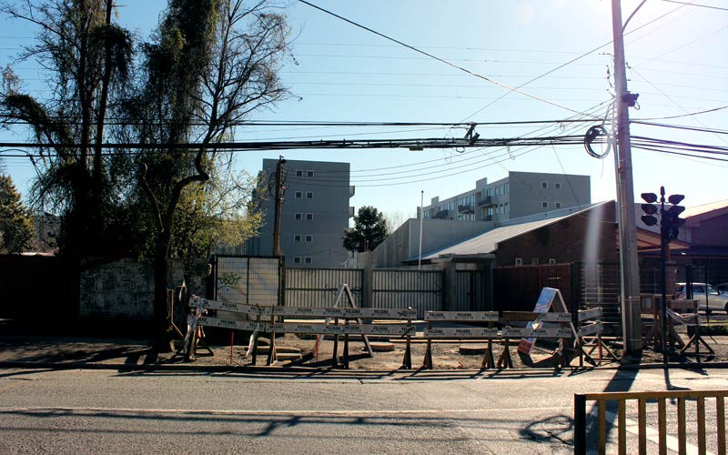 fotografía construcción condominio nuevo collao