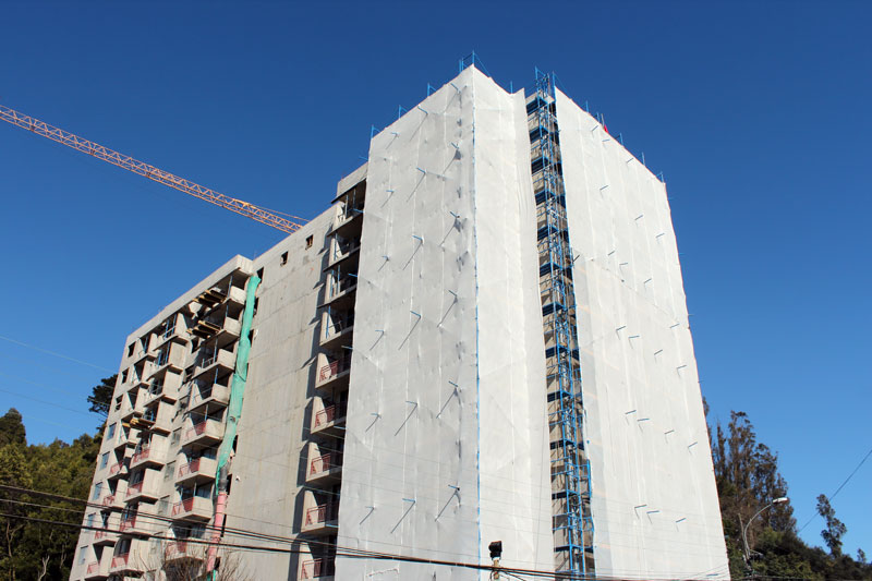 fotografía construcción edificio bosques de collao